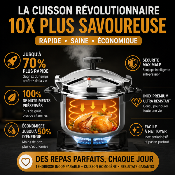 Cocotte minute PressMinut'® - Technologie culinaire avancée