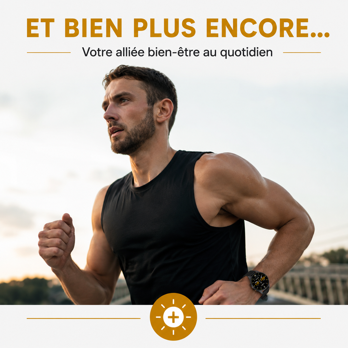 Montre connectée sport PulseX 4S® - Unisexe - Votre coach sportif au poignet