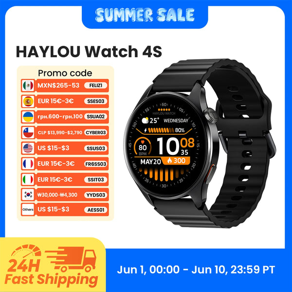 Montre connectée sport PulseX 4S® - Unisexe - Votre coach sportif au poignet
