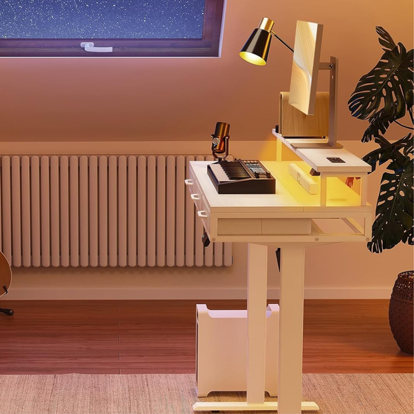 Bureau assis debout électrique DeskPro® - NOUVEAUTÉ 2026 | Productivité, Confort & Élégance