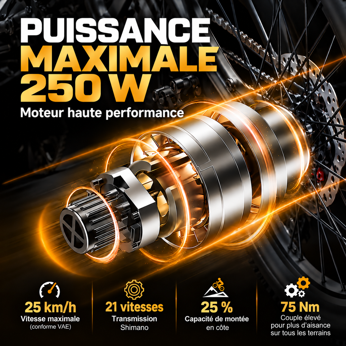 VTT électrique tout suspendu Aairsk Volt® - Une maîtrise supérieure pour explorer sans limites