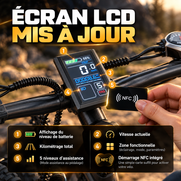 VTT électrique tout suspendu Aairsk Volt® - Une maîtrise supérieure pour explorer sans limites
