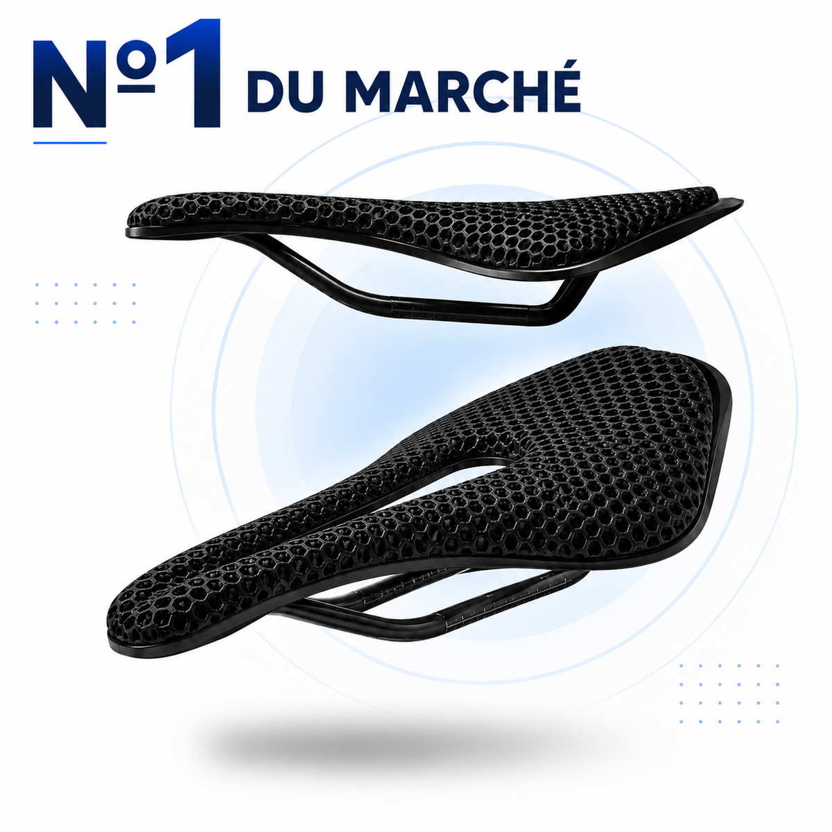Selle vélo en carbone AeroVertex® - Ultralégère, imprimée en 3D -Confort et maintien ciblé