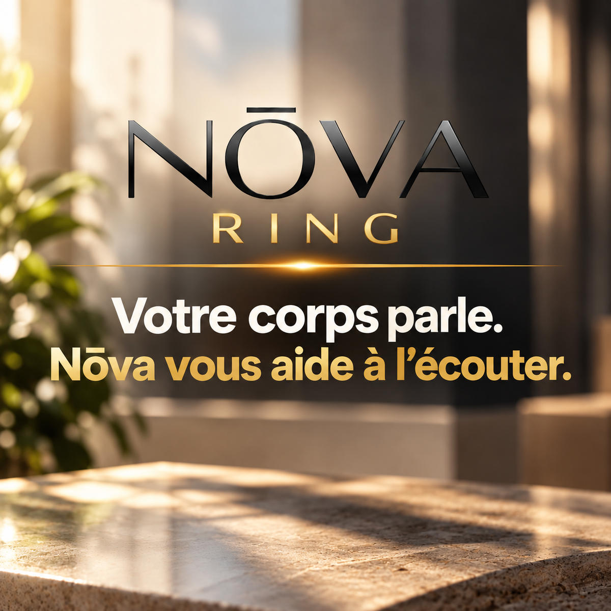 Bague connectée Nōva Ring® - Unisexe - Suivi de santé intelligent